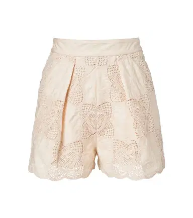 Zimmermann Wanderlust crochet cotton-blend shorts | Thumbnail 1