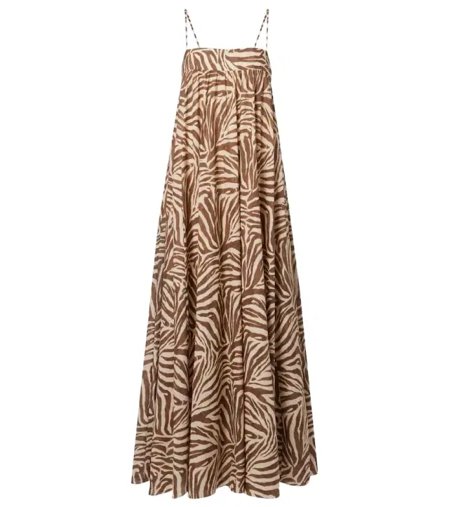 Wanderlust printed cotton maxi dress