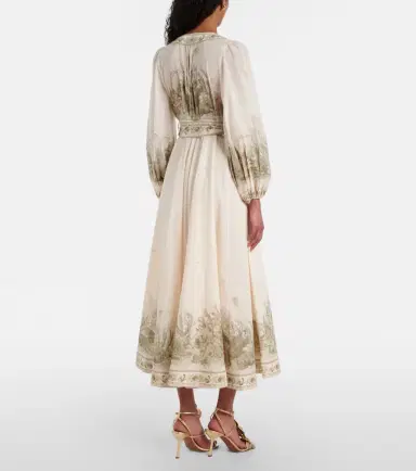 Zimmermann Wanderlust printed cotton wrap dress | Thumbnail 2