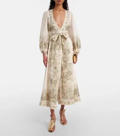 Zimmermann Wanderlust printed cotton wrap dress | Thumbnail 3