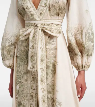 Zimmermann Wanderlust printed cotton wrap dress | Thumbnail 4