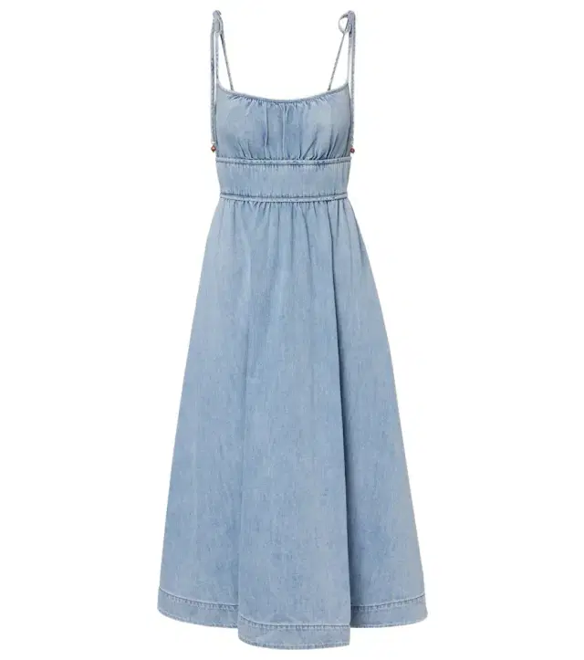 Wanderlust denim midi dress