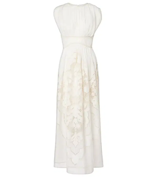 Daylight embroidered linen maxi dress