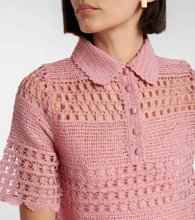 Zimmermann Wanderlust crochet cotton-blend top | Thumbnail 2