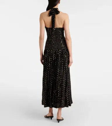Zimmermann Daylight halterneck lamé midi dress | Thumbnail 5