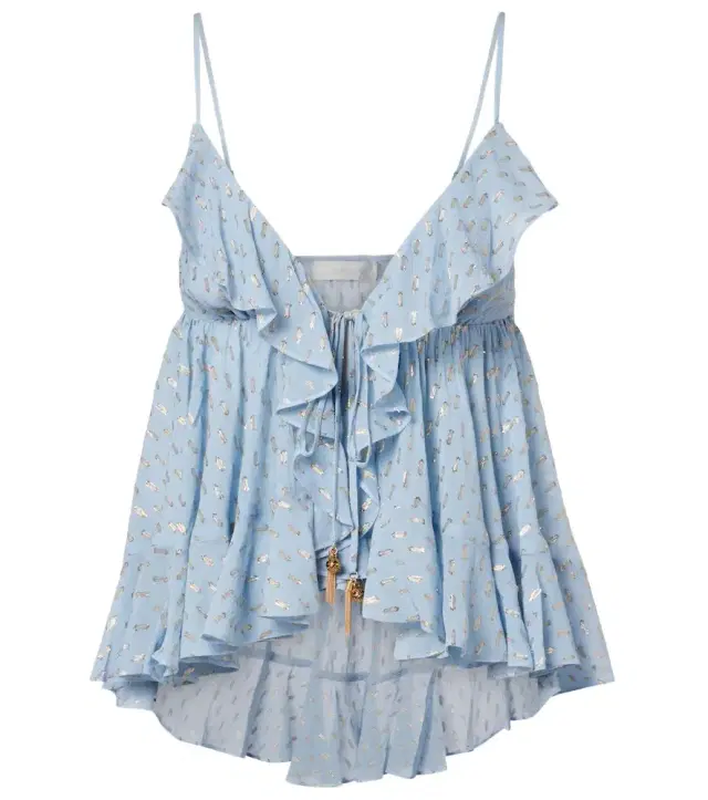 Daylight ruffled top