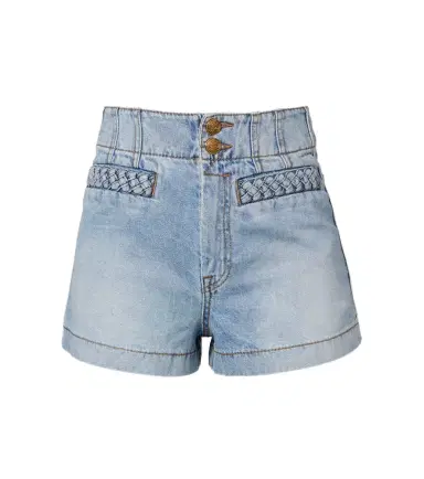 Zimmermann Wanderlust denim shorts | Thumbnail 1 Zimmermann Wanderlust denim shorts | Thumbnail 1