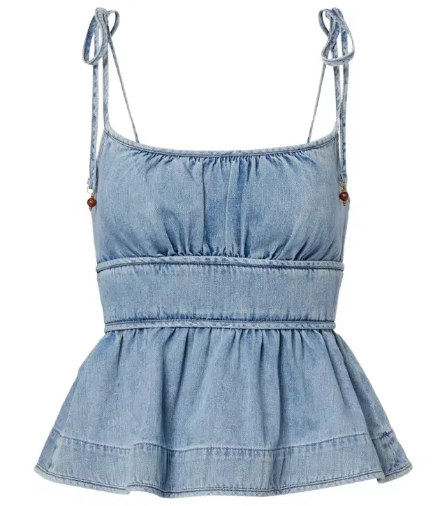 Wanderlust denim top