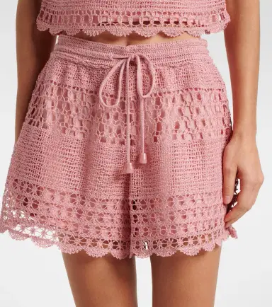 Zimmermann Wanderlust crochet shorts | Thumbnail 3