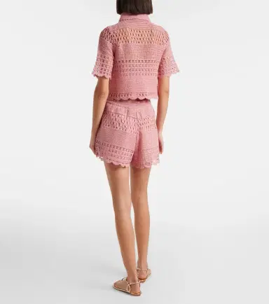 Zimmermann Wanderlust crochet shorts | Thumbnail 5