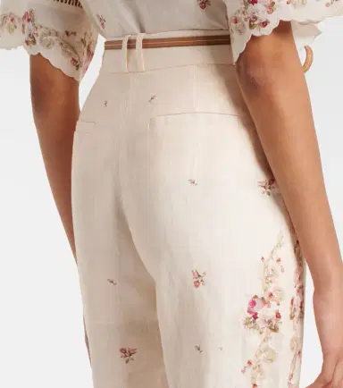 Zimmermann Patience floral linen flared pants | Thumbnail 2 Zimmermann Patience floral linen flared pants | Thumbnail 2