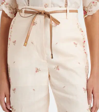 Zimmermann Patience floral linen flared pants | Thumbnail 3 Zimmermann Patience floral linen flared pants | Thumbnail 3