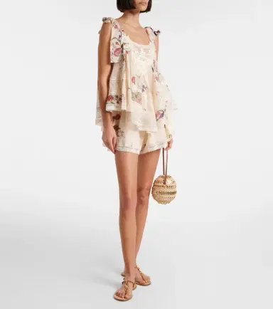 Zimmermann Patience floral cotton and silk top | Thumbnail 2