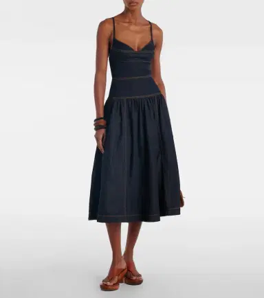 Zimmermann Denim midi dress | Thumbnail 4