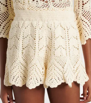 Zimmermann Awaken lace crochet shorts | Thumbnail 3