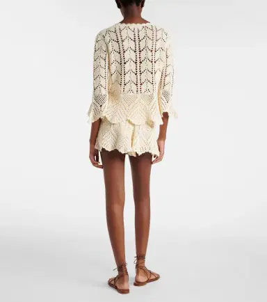 Zimmermann Awaken lace crochet shorts | Thumbnail 5