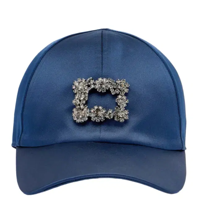 Roger Vivier Efflorescence satin baseball cap