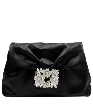 Roger Vivier Efflorescence Mini satin clutch | Thumbnail 1