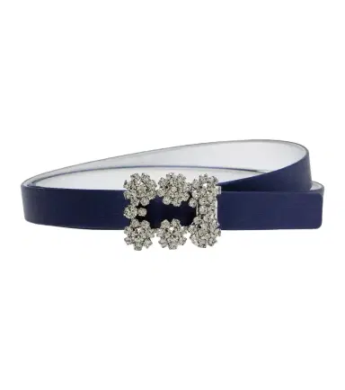 Roger Vivier Efflorescence satin belt | Thumbnail 1 Roger Vivier Efflorescence satin belt | Thumbnail 1