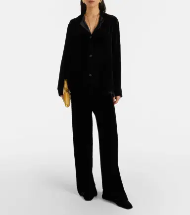 ASCENO Calabasas velvet shirt | Thumbnail 4 ASCENO Calabasas velvet shirt | Thumbnail 4