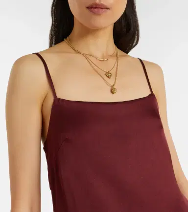 Asceno Pisa silk satin camisole | Thumbnail 3