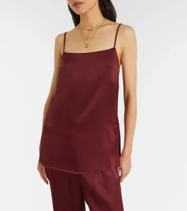 Asceno Pisa silk satin camisole | Thumbnail 5