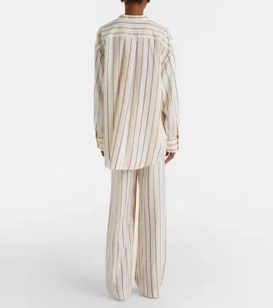 Asceno Aria striped straight pants | Thumbnail 2