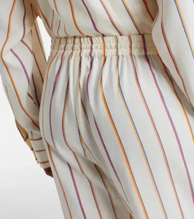 Asceno Aria striped straight pants | Thumbnail 4