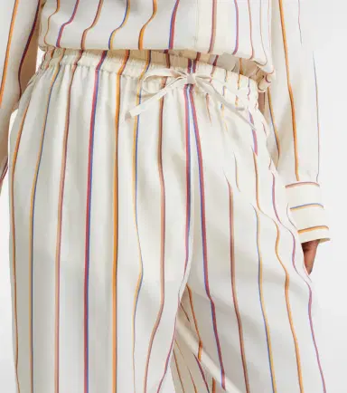 Asceno Aria striped straight pants | Thumbnail 6