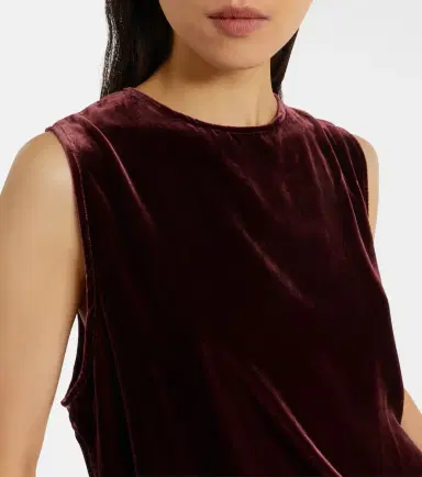 Asceno Trento velvet tank top | Thumbnail 4
