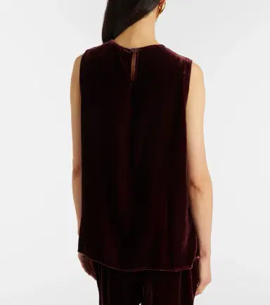 Asceno Trento velvet tank top | Thumbnail 5