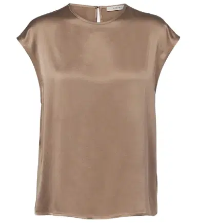 Asceno Dasha silk charmeuse top | Thumbnail 1