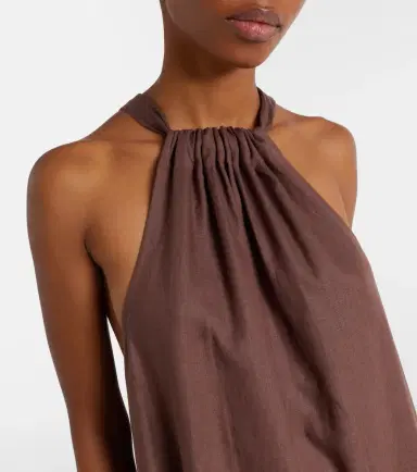 Asceno Linen maxi dress | Thumbnail 3