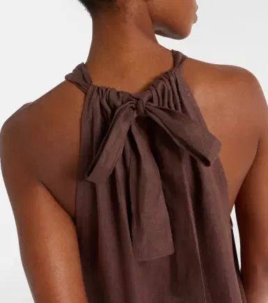 Asceno Linen maxi dress | Thumbnail 4