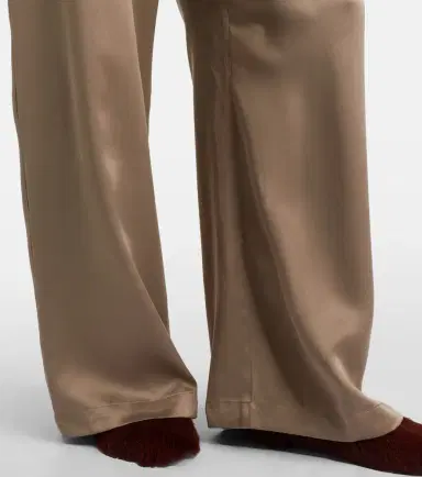 ASCENO Isola silk charmeuse wide-leg pants | Thumbnail 5