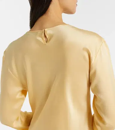 ASCENO Salina silk charmeuse midi dress | Thumbnail 6 ASCENO Salina silk charmeuse midi dress | Thumbnail 6