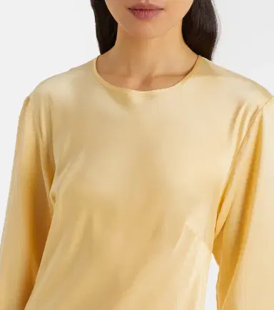 ASCENO Salina silk charmeuse midi dress | Thumbnail 7 ASCENO Salina silk charmeuse midi dress | Thumbnail 7