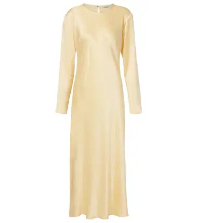 ASCENO Salina silk charmeuse midi dress | Thumbnail 1 ASCENO Salina silk charmeuse midi dress | Thumbnail 1