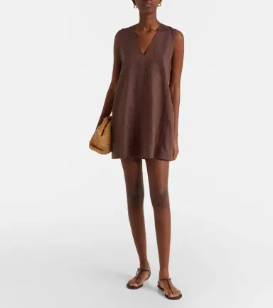 Asceno Derya linen minidress | Thumbnail 5