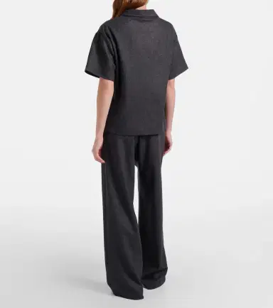 ASCENO Austin wool and cashmere wide-leg pants | Thumbnail 5 ASCENO Austin wool and cashmere wide-leg pants | Thumbnail 5