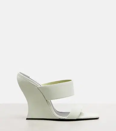 Alaïa Alaïa Wave 110 suede wedge mules | Thumbnail 3 Alaïa Alaïa Wave 110 suede wedge mules | Thumbnail 3