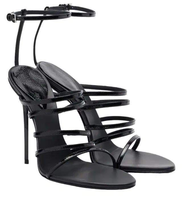 Alaia Alaïa Drop leather sandals