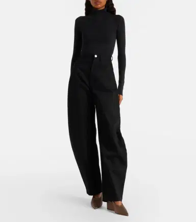 Alaïa Alaïa Cube 75 satin slingback wedges | Thumbnail 5 Alaïa Alaïa Cube 75 satin slingback wedges | Thumbnail 5