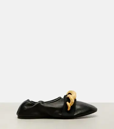 Alaïa Alaïa Jewel embellished leather ballet flats | Thumbnail 3
