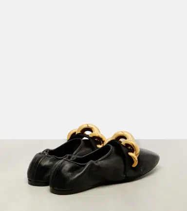 Alaïa Alaïa Jewel embellished leather ballet flats | Thumbnail 4