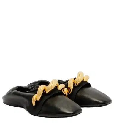 Alaïa Alaïa Jewel embellished leather ballet flats | Thumbnail 1