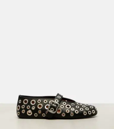 Alaïa Alaïa Studded leather ballet flats | Thumbnail 3 Alaïa Alaïa Studded leather ballet flats | Thumbnail 3
