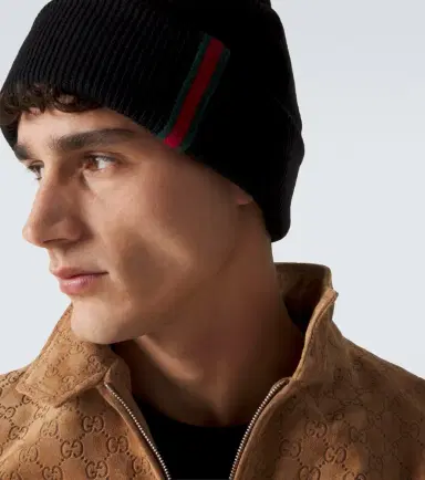 Gucci Web Stripe wool beanie | Thumbnail 4 Gucci Web Stripe wool beanie | Thumbnail 4