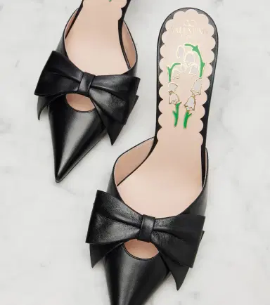 Valentino Garavani Leather mules | Thumbnail 3 Valentino Garavani Leather mules | Thumbnail 3
