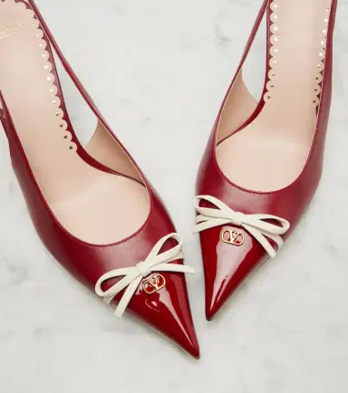 Valentino Garavani Bepointy 80 patent leather slingback pumps | Thumbnail 2 Valentino Garavani Bepointy 80 patent leather slingback pumps | Thumbnail 2